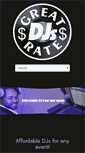 Mobile Screenshot of greatratedjs.com